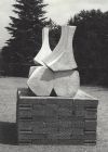 "Conversation", 1969 - Pierre reconstituée, h120 x 160 x 100 - Annie Palisot. 2d Prix de sculpture en plein air à Forest, 1971. Collection privée.