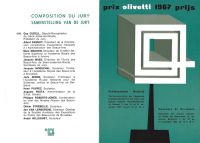Concours d‘art "Olivetti", 1967.